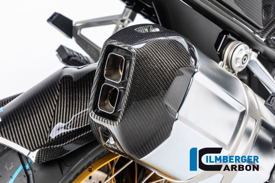 Ilmberger Carbon Silencer Protector (Rear) for the BMW R 1250 GS/ GS Adventure 2019