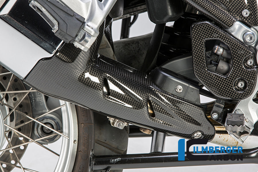 Ilmberger Carbon Silencer Protector Carbon for the BMW R 1200 GS '13-17, R 1200 GS Adventure 2014