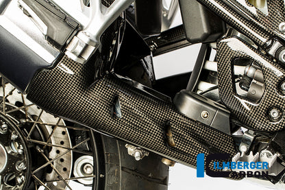 Ilmberger Carbon Silencer Protector Carbon for the BMW R 1200 GS '13-17, R 1200 GS Adventure 2014