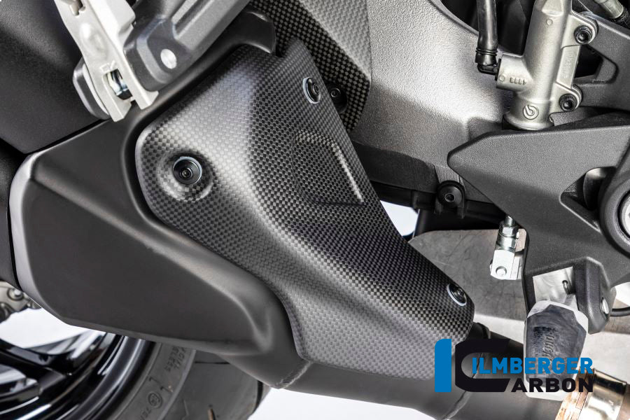 Ilmberger Carbon Exhaust Cover for the Ducati Monster 1200S 2017