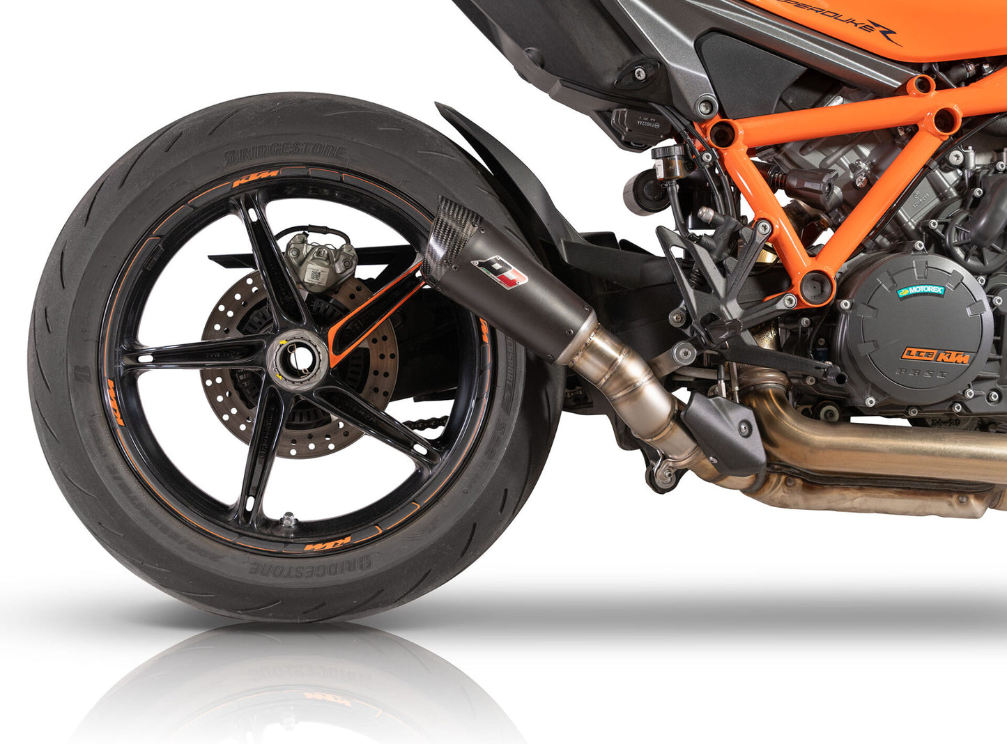 QD Exhaust DARK MATTER GUNSHOT Slip-on exhaust for KTM 1290 Super Duke R / RR (2020+)
