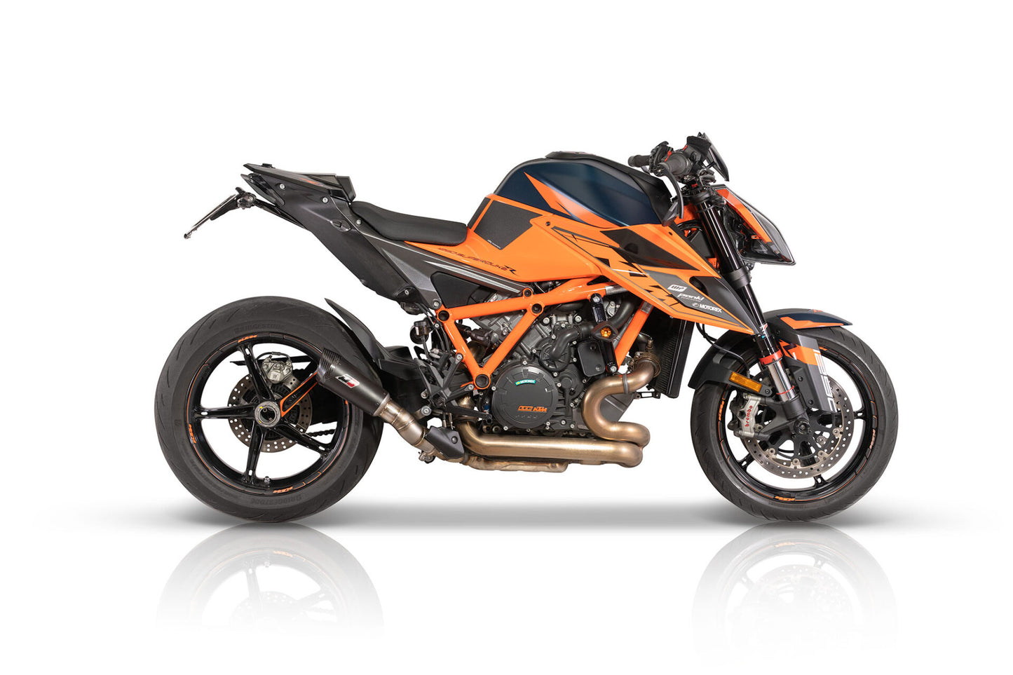 QD Exhaust DARK MATTER GUNSHOT Slip-on exhaust for KTM 1290 Super Duke R / RR (2020+)