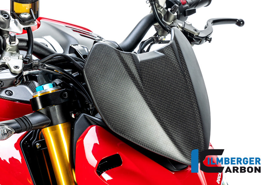 Ilmberger Carbon Instrument Cover (Windshield) for the Ducati Streetfighter V4 '20-23