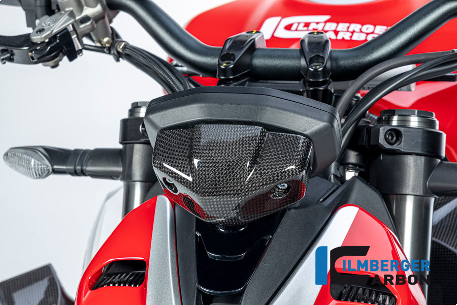Ilmberger Carbon Instrument Cover for the Ducati Streetfighter V2 '22