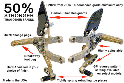 Attack Performance Rearsets for Suzuki GSX-R1000 (05-06)