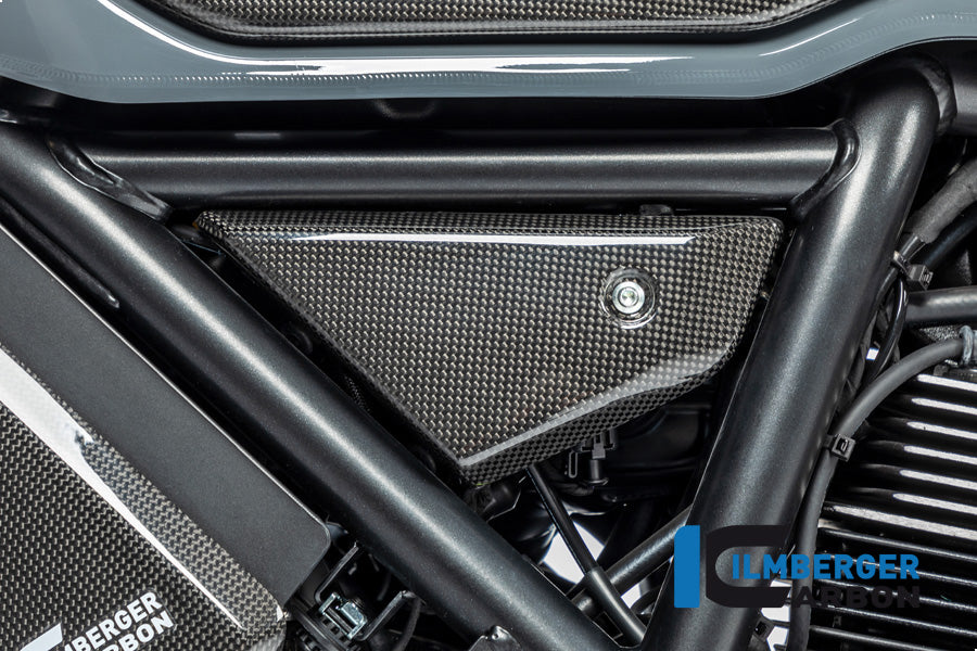 Ilmberger Carbon Cover Under the Frame, Left for the Ducati Scrambler 1100 '17