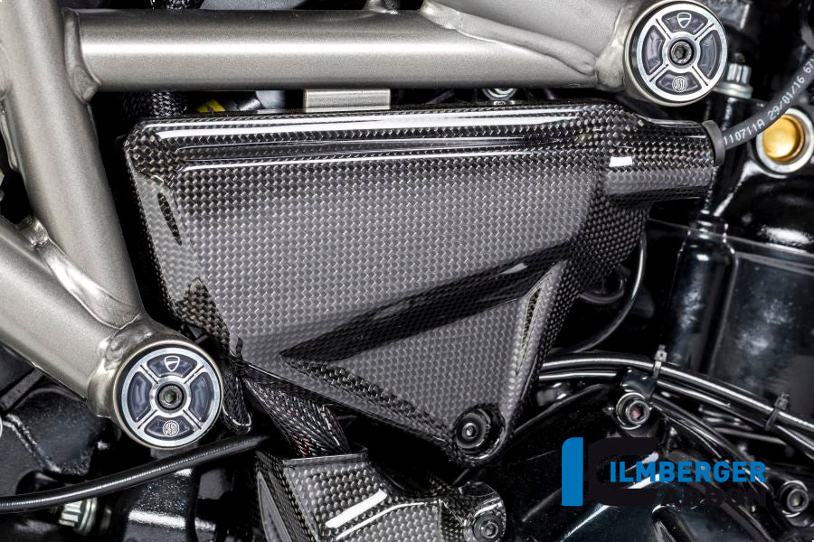 Ilmberger Carbon Cover Under the frame, Left for the Ducati XDiavel 2016 / Diavel 1260 2019