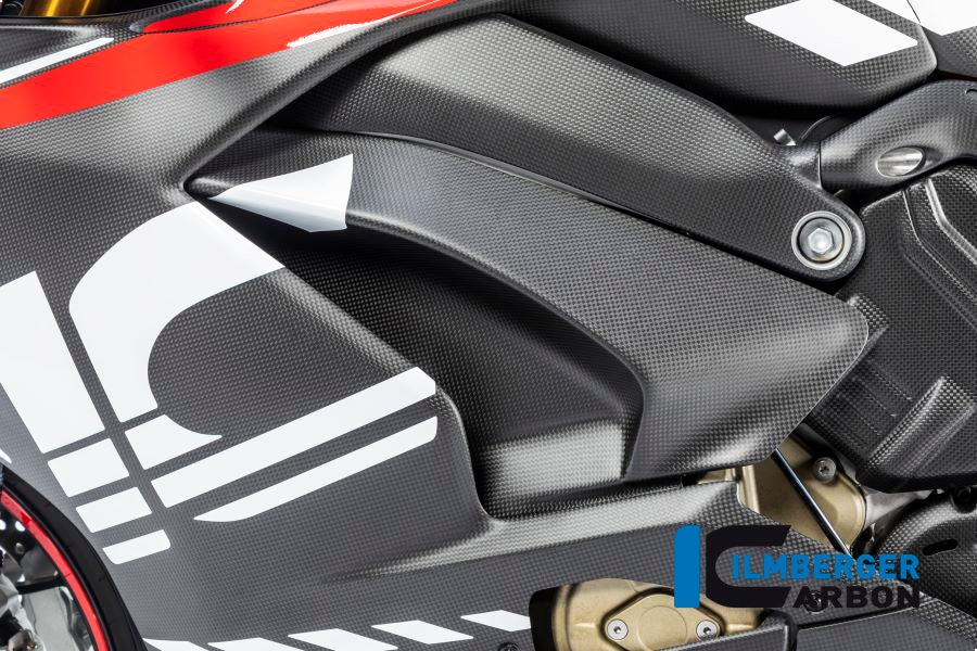 Ilmberger Carbon Side Panel Under The Tank, Left for the Ducati Panigale V4 '18 / V4 S '18-19