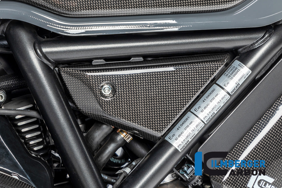 Ilmberger Carbon Cover Under the Frame, Right for the Ducati Scrambler 1100 '17