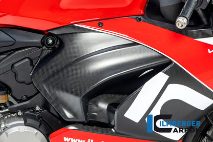 Ilmberger Carbon Cover Under the Frame, Right for the Ducati Panigale V2 '20-25