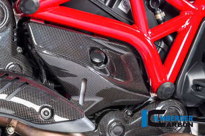 Ilmberger Carbon Cover under the Frame, Right Side for the Ducati Monster 1200/S/R/821 '14-17