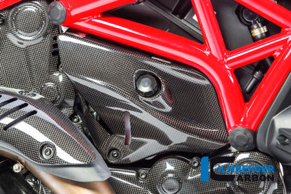 Ilmberger Carbon Cover under the Frame, Right Side for the Ducati Monster 1200/S/R/821 '14-17