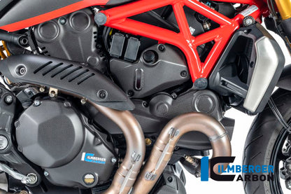 Ilmberger Carbon Cover under the Frame, Right Side for the Ducati Monster 1200S 2017