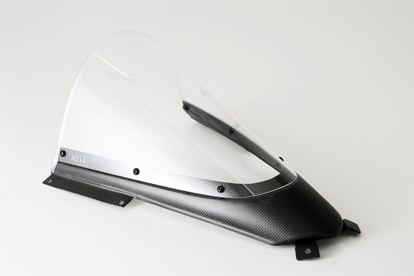 AELLA Carbon Fiber Trim Racing Windscreen For the Ducati Panigale V4 R (2019+) and V4 / S / SP (2020+)