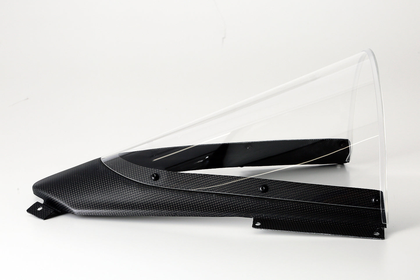 AELLA Carbon Fiber Trim Racing Windscreen For the Ducati Panigale V4 R (2019+) and V4 / S / SP (2020+)