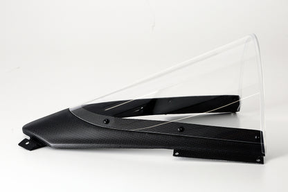 AELLA Carbon Fiber Trim Racing Windscreen For the Ducati Panigale V4 R (2019+) and V4 / S / SP (2020+)