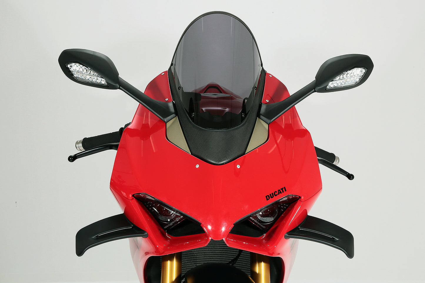 AELLA Carbon Fiber Trim Racing Windscreen For the Ducati Panigale V4 R (2019+) and V4 / S / SP (2020+)
