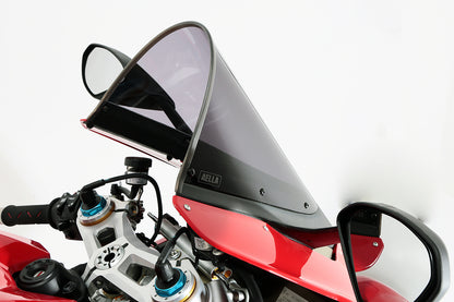 AELLA Carbon Fiber Trim Racing Windscreen For the Ducati Panigale V4 R (2019+) and V4 / S / SP (2020+)