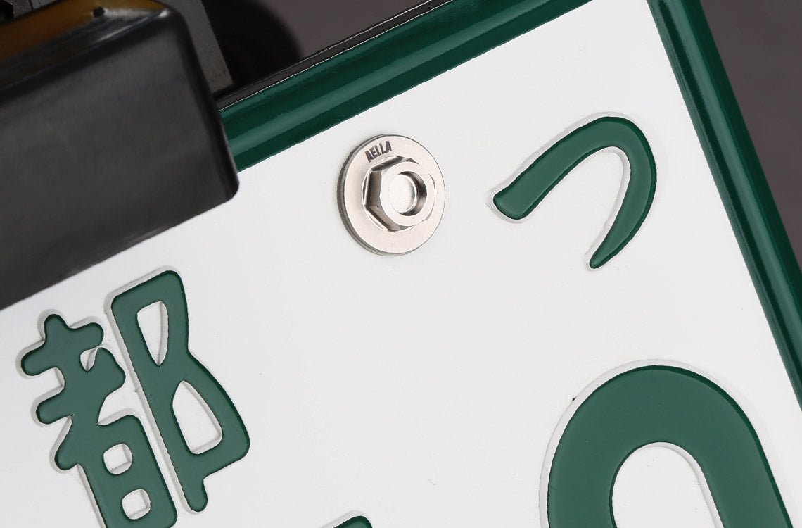 AELLA Titanium License Plate Bolts - Universal