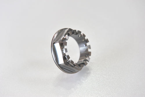AELLA Small Hub Hexagonal Titanium Rear Axle Nut (Wheel Side)
