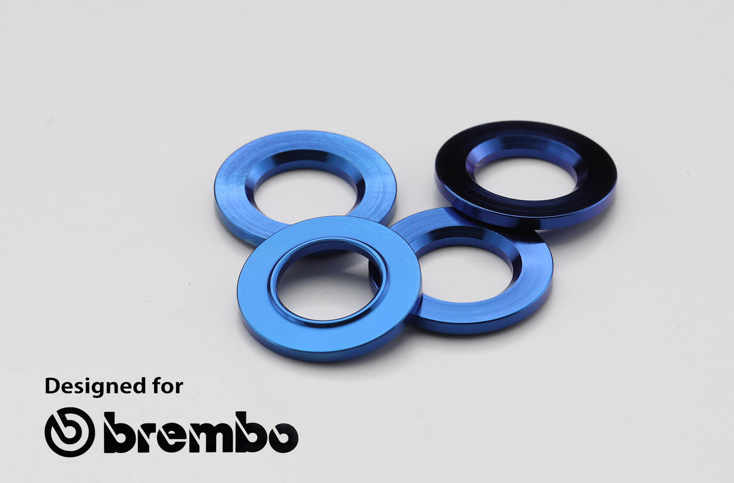 AELLA Titanium Brake Caliper Mounting Washers For Brembo Radial Calipers (kit of 4)