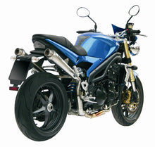 MIVV 2 Slip-on, X-cone Stainless Steel, Standard Exhaust For Triumph Speed Triple 1050 2005-2006