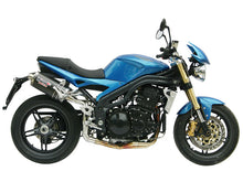 MIVV 2 Slip-on, Oval Carbon, Standard Exhaust For Triumph Speed Triple 1050 2005-2006