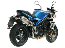 MIVV 2 Slip-on, Oval Titan, Standard Exhaust For Triumph Speed Triple 1050 2005-2006