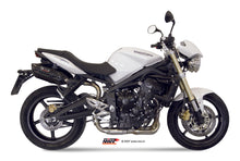 MIVV 2 Slip-on, Suono Black, Standard Exhaust For Triumph Street Triple 675 2007-2012