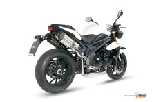 MIVV 2 Slip-on, Suono Stainless Steel, Standard Exhaust For Triumph Speed Triple 1050 2011-2015