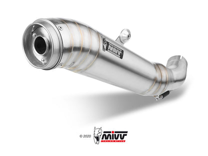 MIVV 2 Slip-on, Ghibli Stainless Steel, Standard Exhaust For Triumph Speed Triple 1050 2016-2017