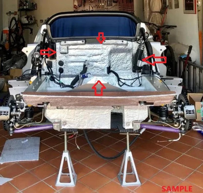 Teknofibra Lightweight Non?Toxic Thermal Barrier - 4 ft x .16 inch (4mm) thick - SOLD PER LINEAR FOOT