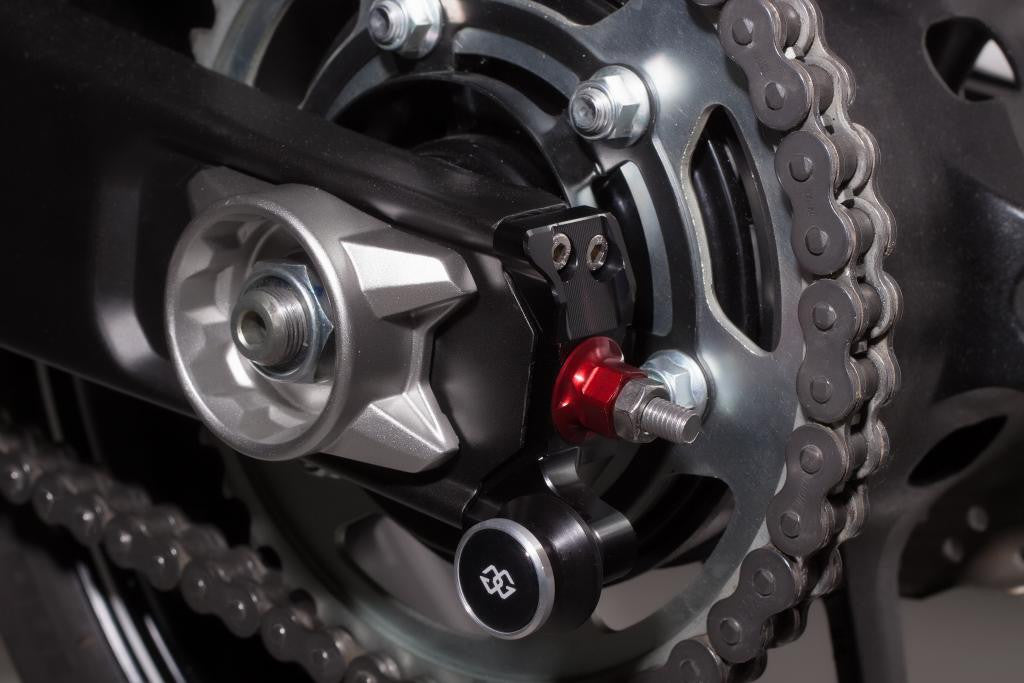 Gilles AXB Chain Adjuster for the Yamaha FZ-07/MT-07 and XSR700
