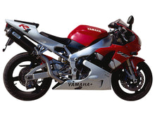 MIVV Slip-on, Oval Carbon, Alto/High up Exhaust For Yamaha YZF-R1 1998-2001