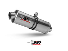 MIVV Slip-on, Oval Stainless Steel, Alto/High up Exhaust For Yamaha YZF-R1 2002-2003