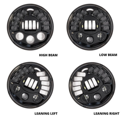 Motodemic Single LED and Round Halogen Headlight Conversion Kit for the Triumph Street Triple 765 R and Street Triple 660 S (2020+)