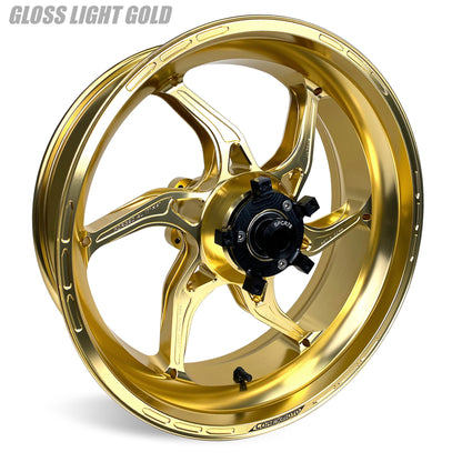 Core Moto APEX-6 Forged Aluminum Wheels for the Suzuki GSX-R1000 (05-08)