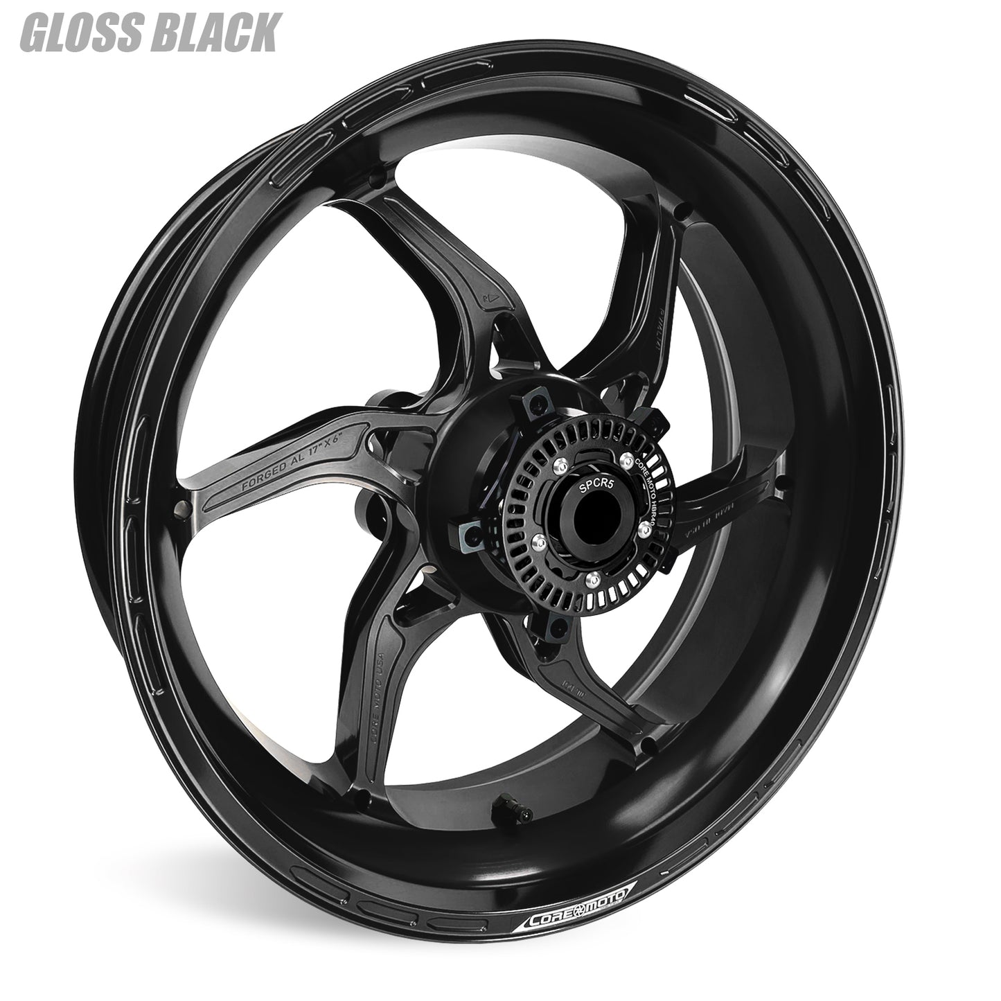 Core Moto APEX-6 Forged Aluminum Wheels for the Suzuki GSX-R1000 (05-08)