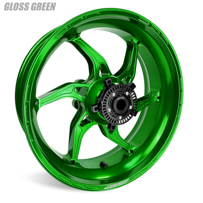 Core Moto APEX-6 Forged Aluminum Wheels for the Kawasaki ZX-6R 636 (2013+)