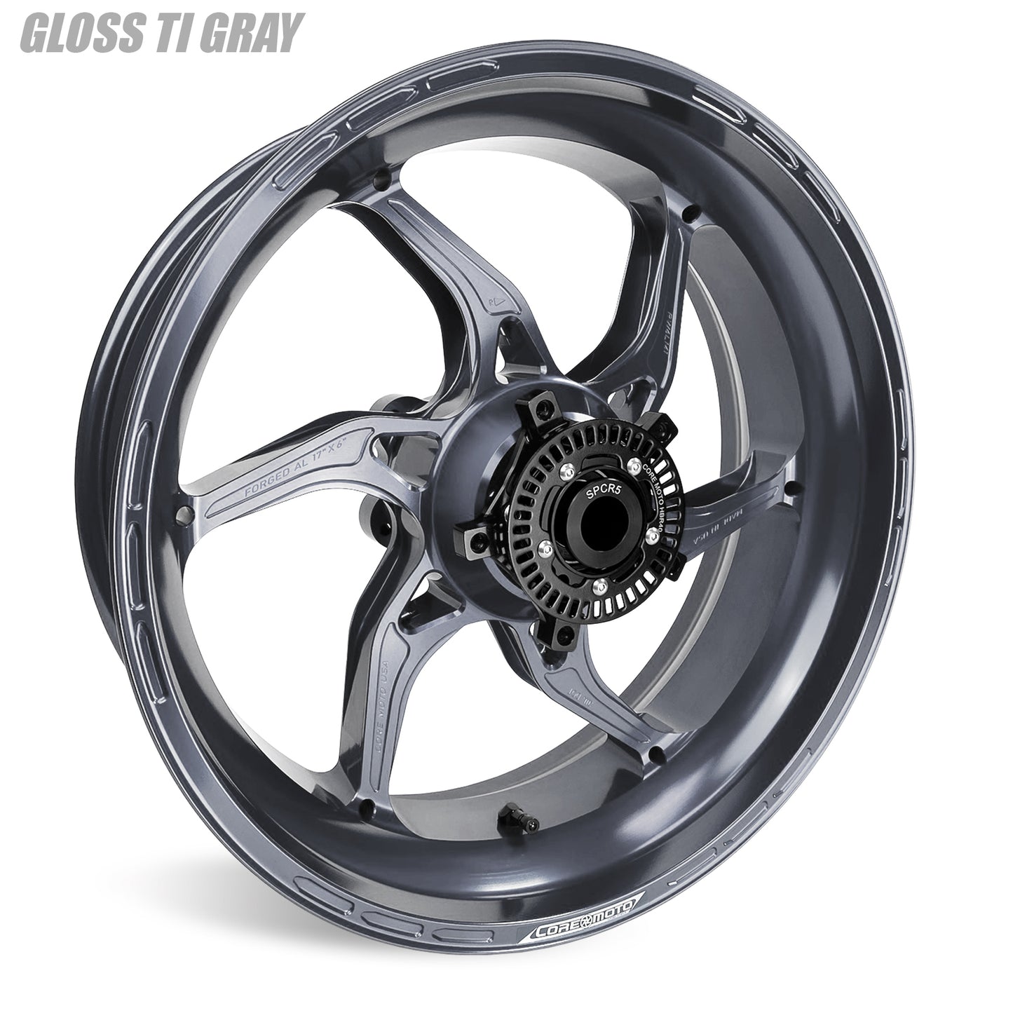 Core Moto APEX-6 Forged Aluminum Wheels for the Ducati 899 (6.0 Rear)