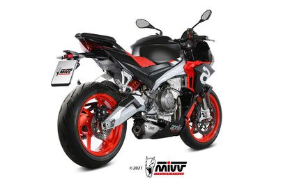 MIVV Full System, Delta Race Stainless Steel Exhaust For Aprilia RS 660 / Tuono 660