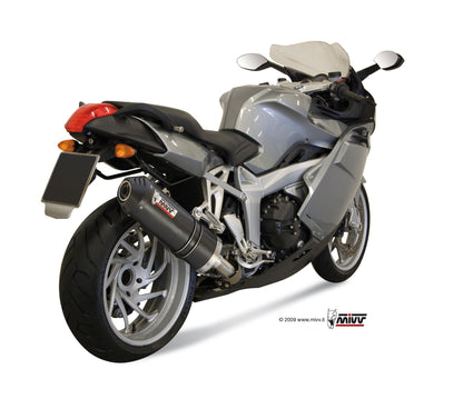 MIVV Slip-on, Oval Carbon, Standard Exhaust For BMW K 1200 R / S / GT 2005-2008