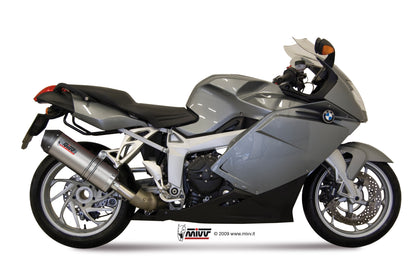 MIVV Slip-on, Oval Titan, Standard Exhaust For BMW K 1200 R / S / GT 2005-2008