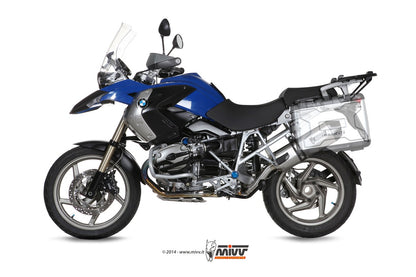 MIVV Slip-on, Speed Edge Stainless Steel, Standard Exhaust For BMW R 1200 GS / Adventure 2008-2009