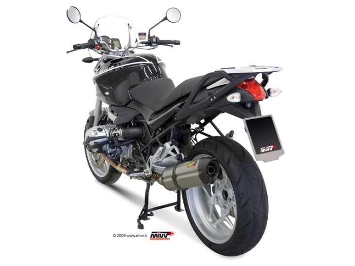 MIVV Slip-on, Suono Stainless Steel, Standard Exhaust For BMW R 1200 R 2008-2010