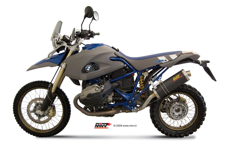 MIVV Slip-on, Oval Carbon, Standard Exhaust For BMW HP2 Enduro 2005-2009