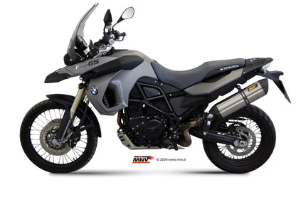 MIVV Slip-on, Suono Stainless Steel, Standard Exhaust For BMW F 650 GS 08-12, F 800 GS 08-17