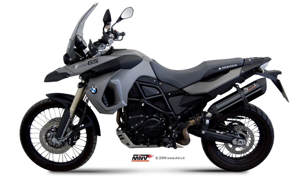 MIVV Slip-on, Suono Black, Standard Exhaust For BMW F 650 GS 08-12, F 800 GS 08-17