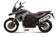 MIVV Slip-on, Oval Titan, Standard Exhaust For BMW F 650 GS 08-12, F 800 GS 08-17