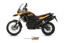 MIVV Slip-on, Speed Edge Black, Standard Exhaust For BMW F 650 GS 08-12, F 800 GS 08-17